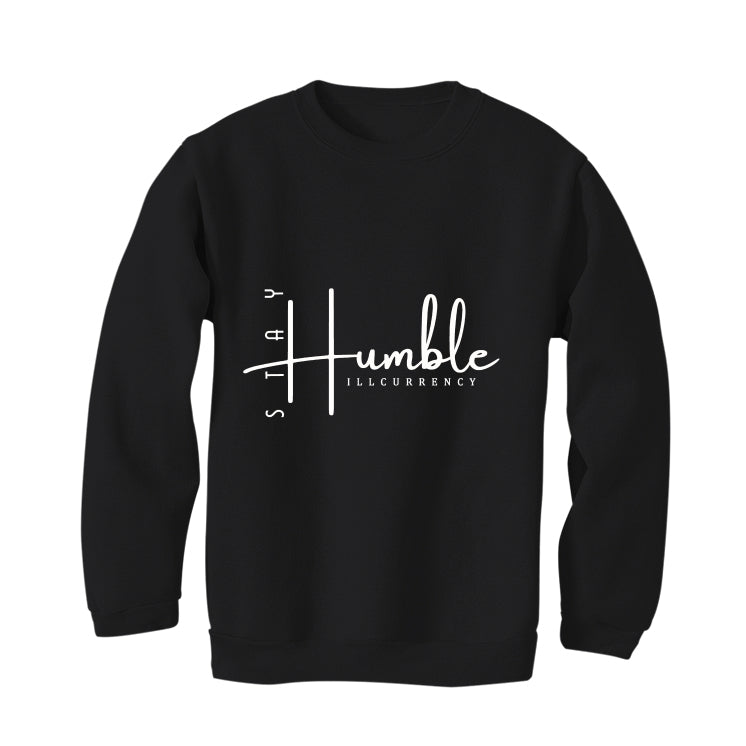 Air Jordan 4 Black Cat Matching T-Shirt, Sweatshirts & Hoodies Black T-Shirt (Stay Humble)| illcurrency