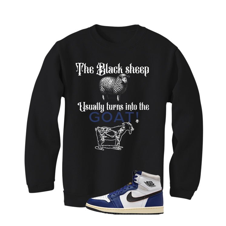 Air Jordan 1 Rare Air Deep Royal Blue Black T-Shirt (the black sheep usually turns into the GOAT!)| illcurrency