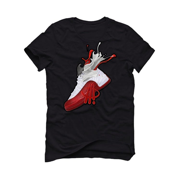 Air Jordan 12 OG “Cherry” Black T-Shirt (SPLASH CHERRY)