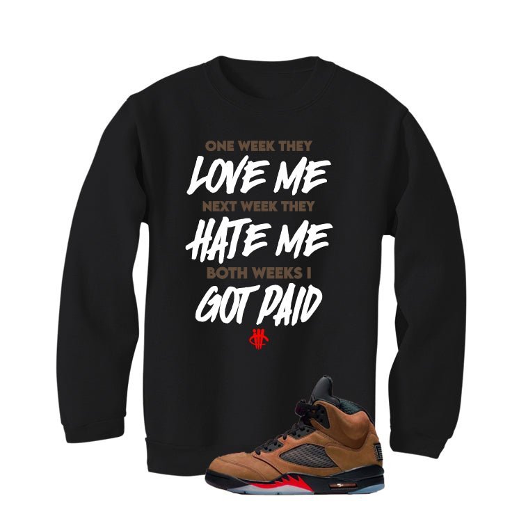 Air Jordan 5 Archaeo Brown Black T-Shirt (Paid)| illcurrency