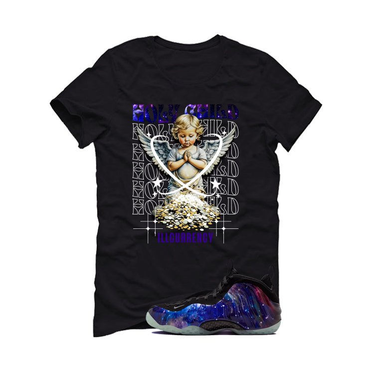 Nike Air Foamposite One Galaxy Black T-Shirt (Holy Child)| illcurrency