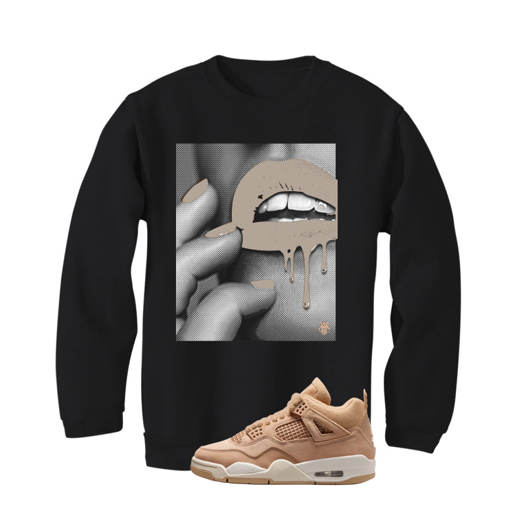 Air Jordan 4 WMNS Cozy Girl Matching T-Shirt, Sweatshirts & Hoodies Black T-Shirt (Touch)| illcurrency