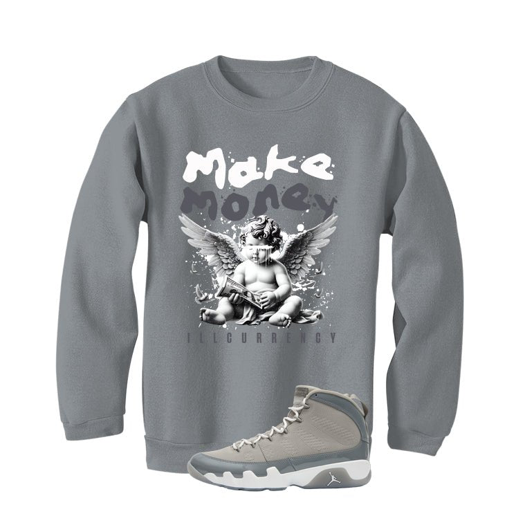Air Jordan 9 Cool Grey Grey T-Shirt (Make Money)| illcurrency