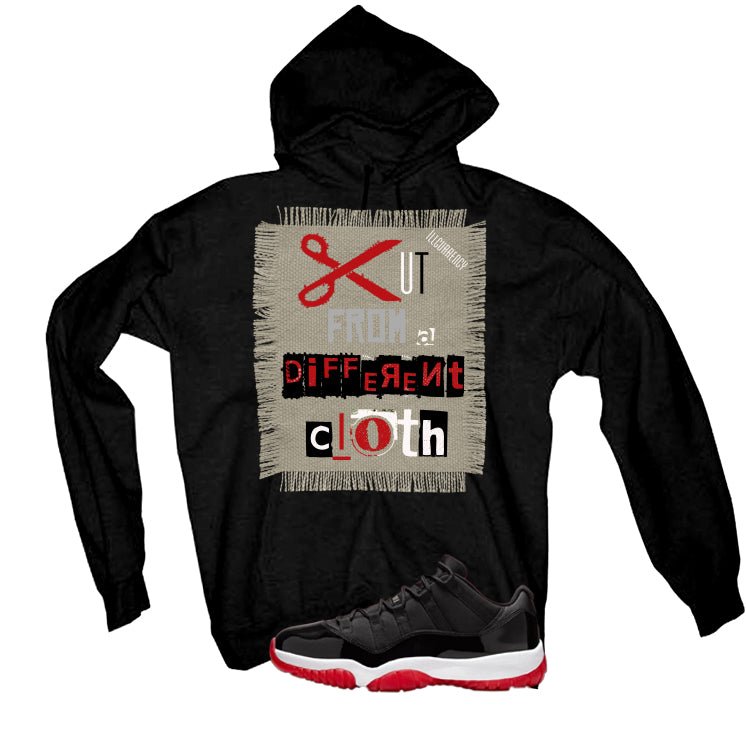 Air Jordan 11 Low Bred Black T-Shirt (Cut from a different cloth)| illcurrency