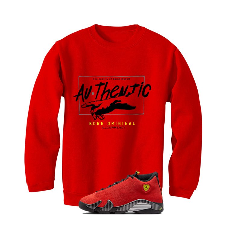 Air Jordan 14 Ferrari Red T-Shirt (Authentic)| illcurrency