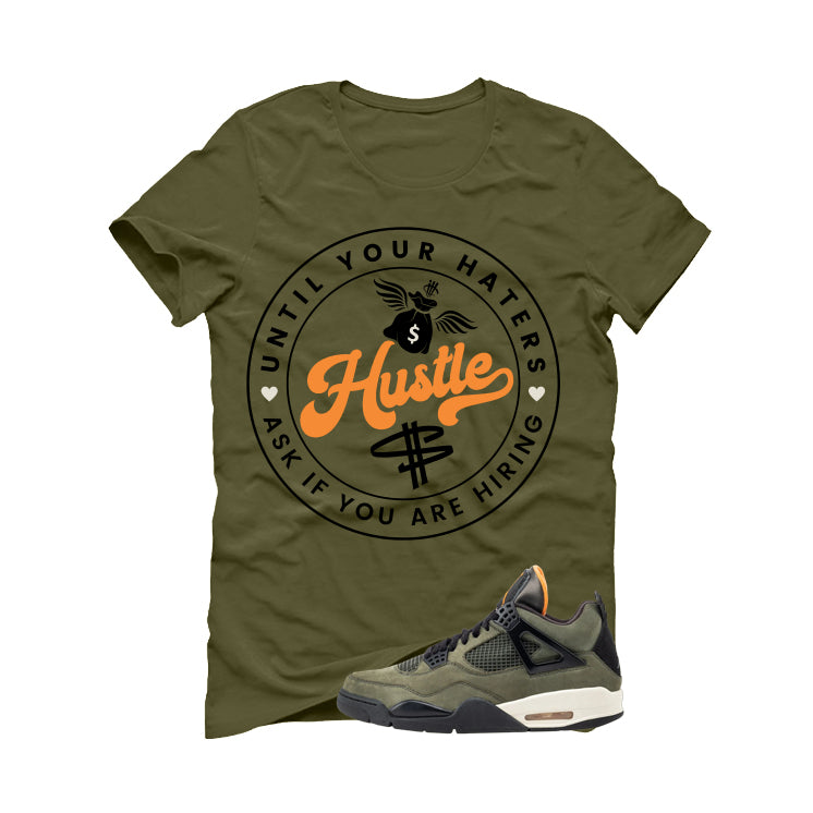 Undefeated x Air Jordan 4 Military Green T-Shirt (Haters Catch Up)| illcurrency