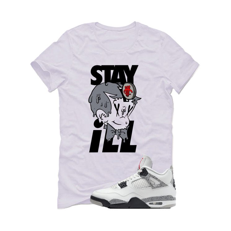 Air Jordan 4 White Cement White T-Shirt (ILL RICHIE)| illcurrency