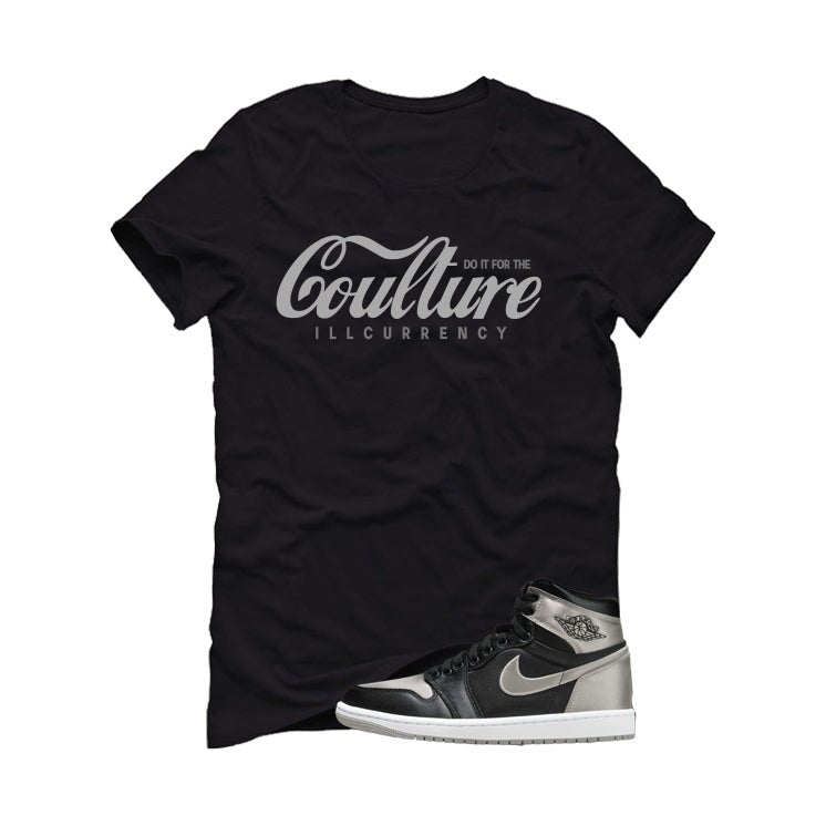 Air Jordan 1 High OG WMNS Satin Shadow Black T-Shirt (Coulture)| illcurrency