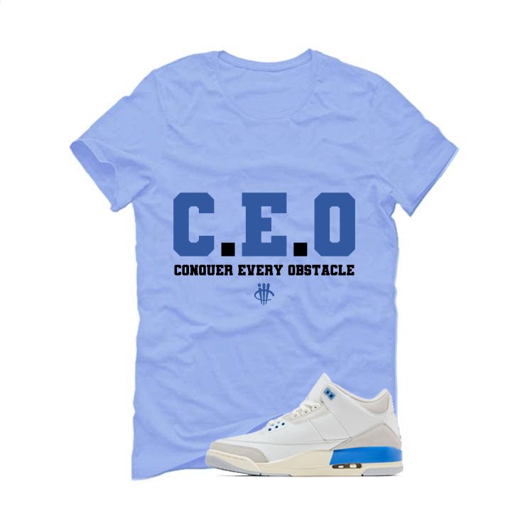 Air Jordan 3 Lucky Shorts Carolina Blue T-Shirt (CEO)| illcurrency