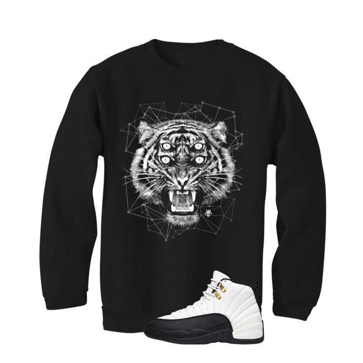 Air Jordan 12 Taxi Matching T-Shirt, Sweatshirts & Hoodies Black T-Shirt (Four Eyes)| illcurrency