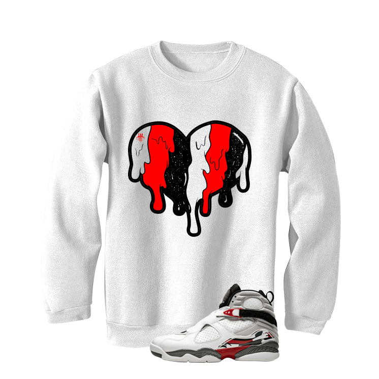Air Jordan 8 Bugs Bunny Matching T-Shirt, Sweatshirts & Hoodies White T-Shirt (Heart)| illcurrency