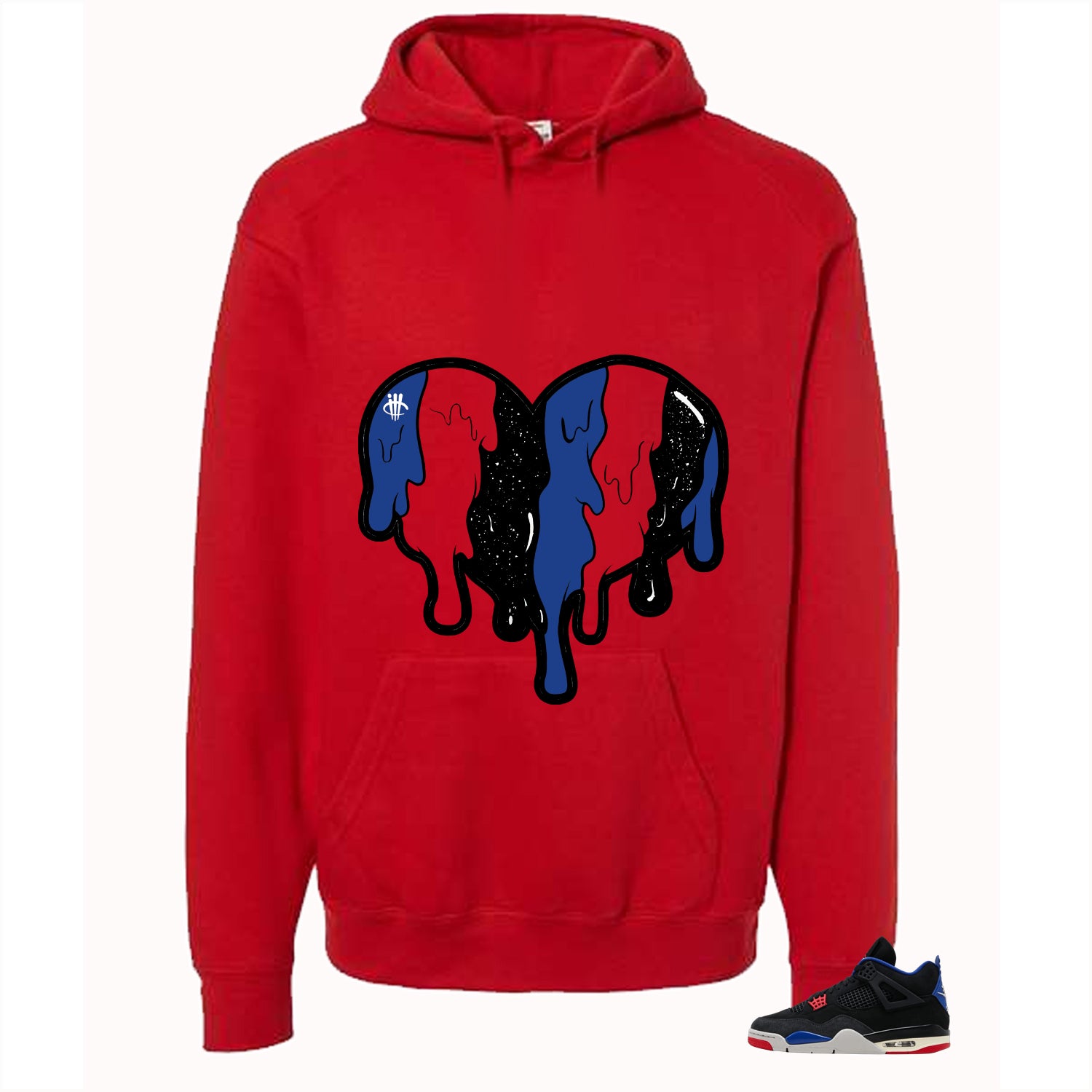 Air Jordan 4 Rare Air Red T-Shirt (Heart)| illcurrency