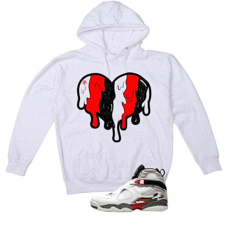 Air Jordan 8 Bugs Bunny Matching T-Shirt, Sweatshirts & Hoodies White T-Shirt (Heart)| illcurrency