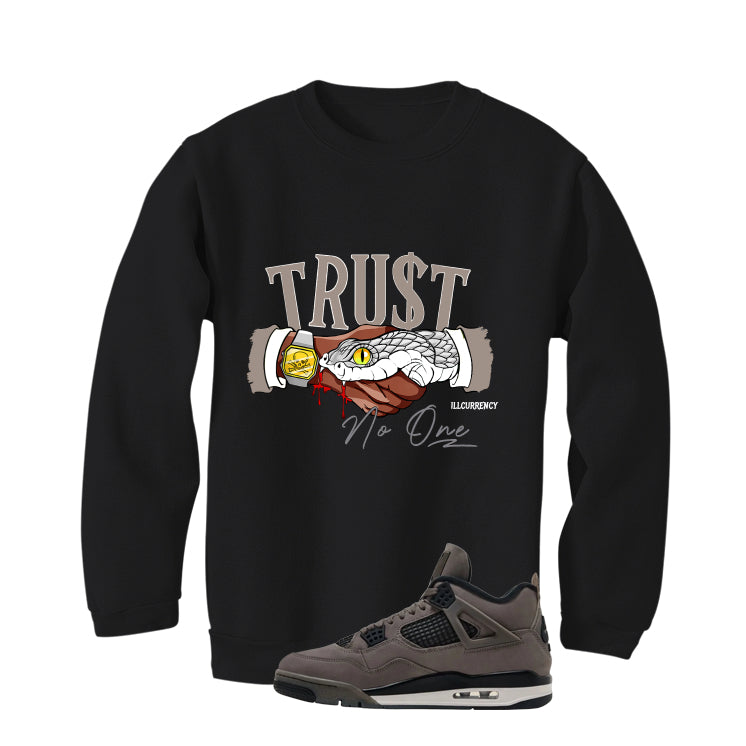 Air Jordan 4 Cave Stone Black T-Shirt (Trust No One)| illcurrency