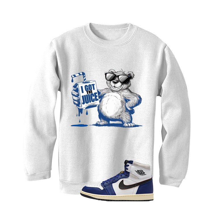 Air Jordan 1 Rare Air Deep Royal Blue White T-Shirt (I got the juice)| illcurrency