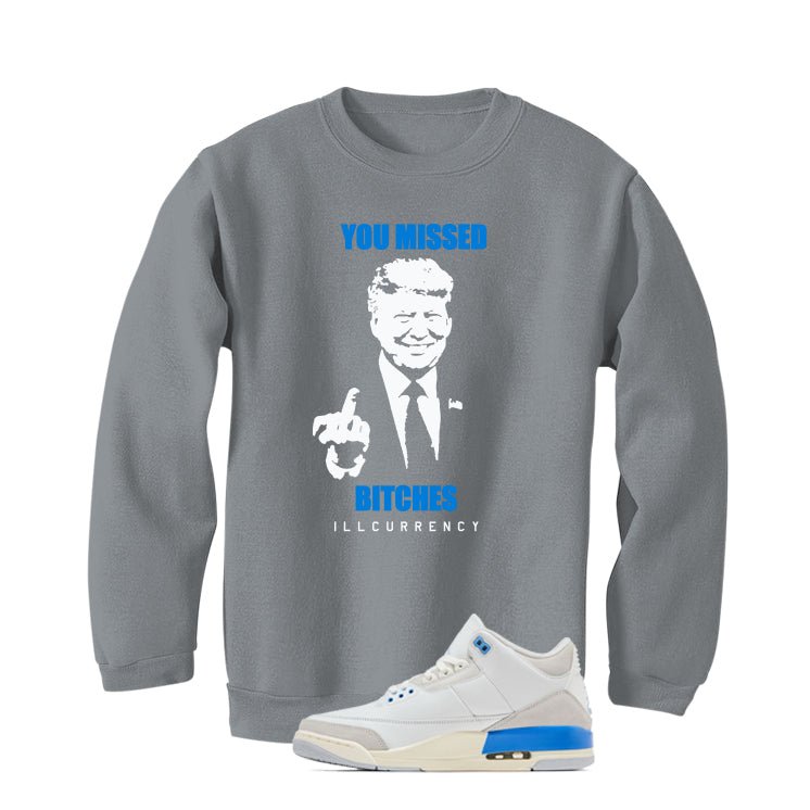 Air Jordan 3 Lucky Shorts Grey T-Shirt (Trump you missed)| illcurrency