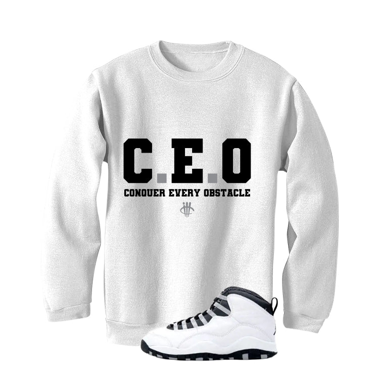 Air Jordan 10 OG Steel White T-Shirt (CEO)| illcurrency