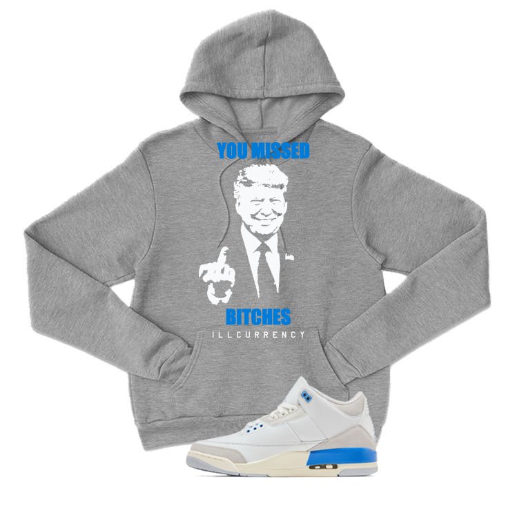 Air Jordan 3 Lucky Shorts Grey T-Shirt (Trump you missed)| illcurrency