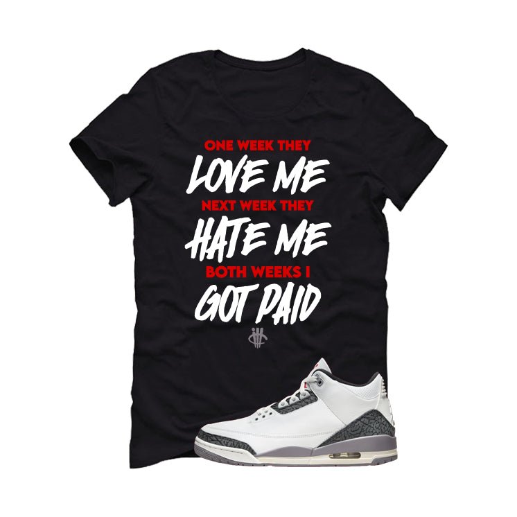 Air Jordan 3 Cement Grey Black T-Shirt (Paid)| illcurrency