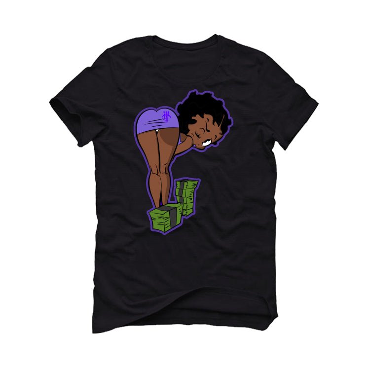 Air Jordan 13 Retro Purple Venom - Black T-Shirt (BOO)