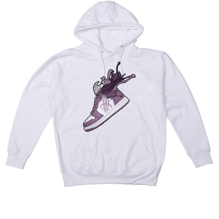 Air Jordan 1 High OG Mauve - White T-Shirt (SPLASH)