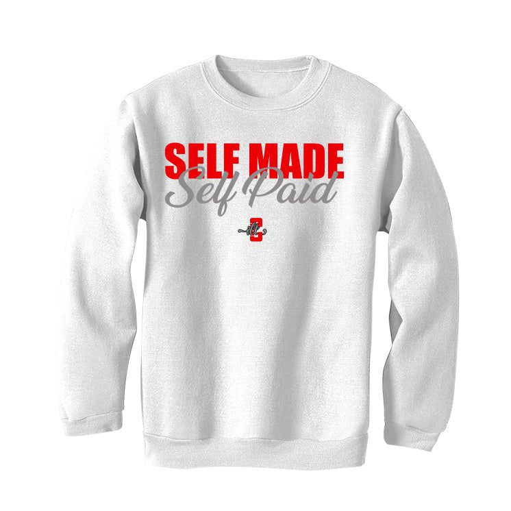 Air Jordan 13 Wolf Grey - White T-Shirt (Self Made Self Paid)