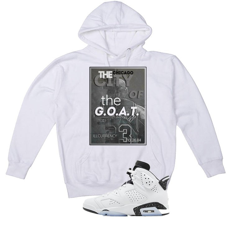 Air Jordan 6 Reverse Oreo White T-Shirt (CITY OF GOAT)| illcurrency
