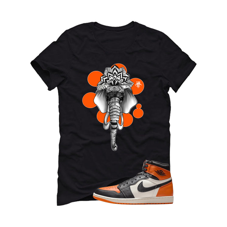 Air Jordan 1 High OG Shattered Backboard Black T-Shirt (Elephant)| illcurrency