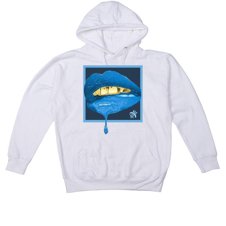 Air Jordan 1 "UNC Toe" | illcurrency White T-Shirt (lipstick)