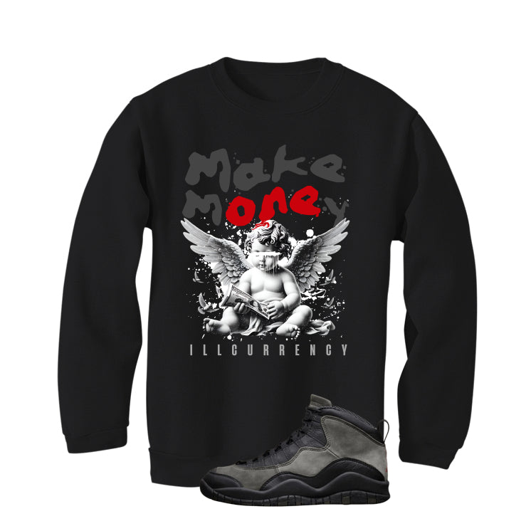 Air Jordan 10 Shadow Matching T-Shirt, Sweatshirts & Hoodies Black T-Shirt (Make Money)| illcurrency