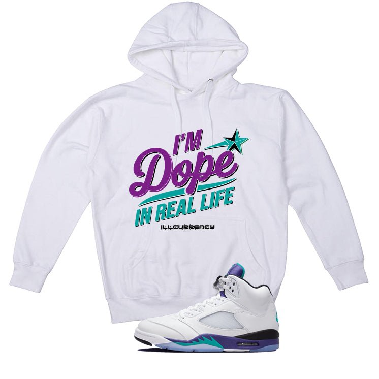 Air Jordan 5 OG Grape White T-Shirt (DOPE)| illcurrency