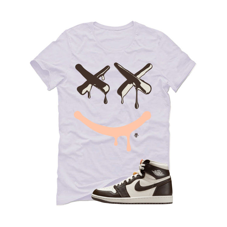 Air Jordan 1 High OG Baroque Brown White T-Shirt (Happy Drip)| illcurrency