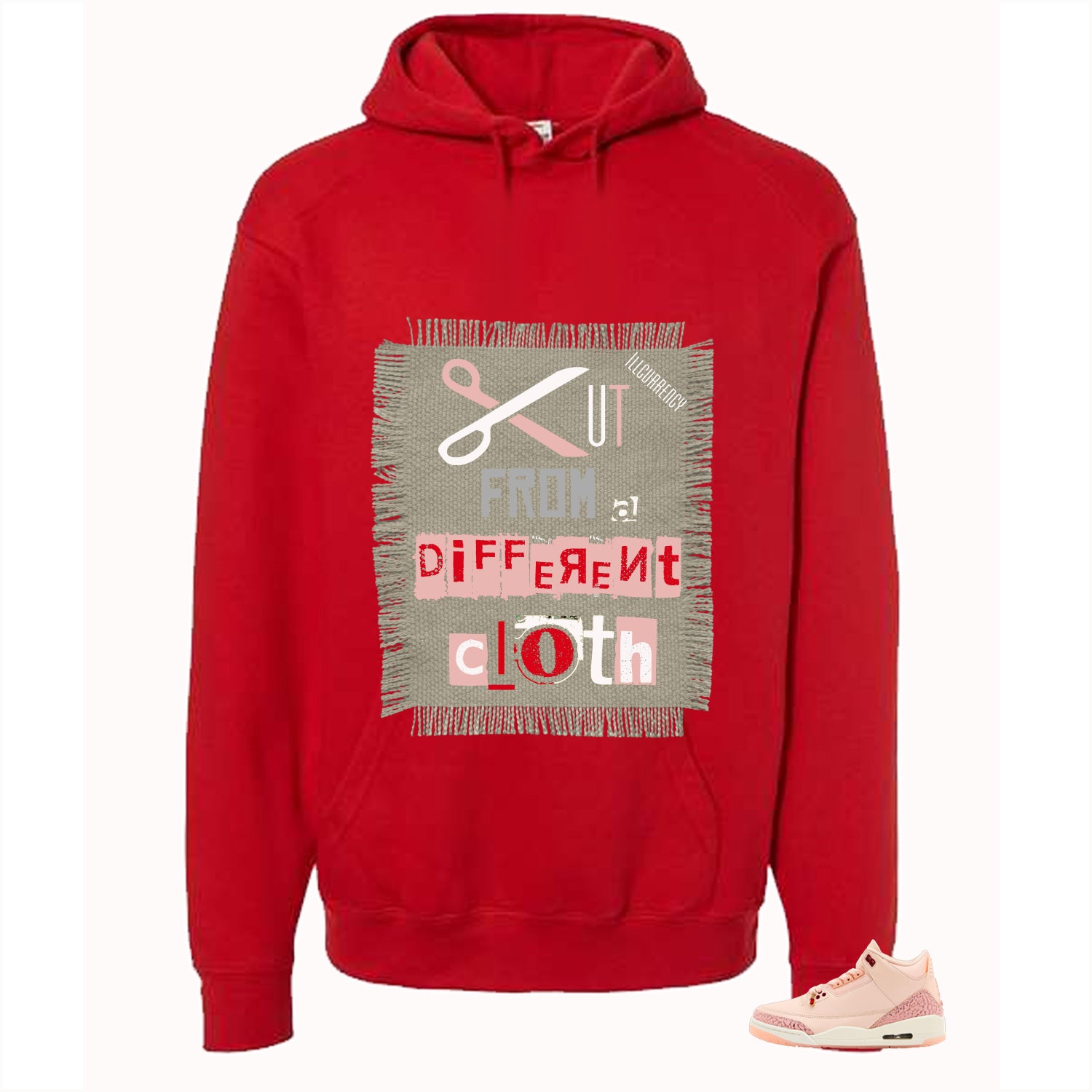 Air Jordan 3 Valentine’s Day Red T-Shirt (Cut from a different cloth)| illcurrency