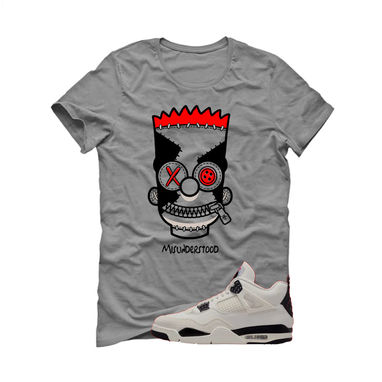 Air Jordan 4 Flight Club Matching T-Shirt, Sweatshirts & Hoodies Grey T-Shirt (Misunderstood)| illcurrency