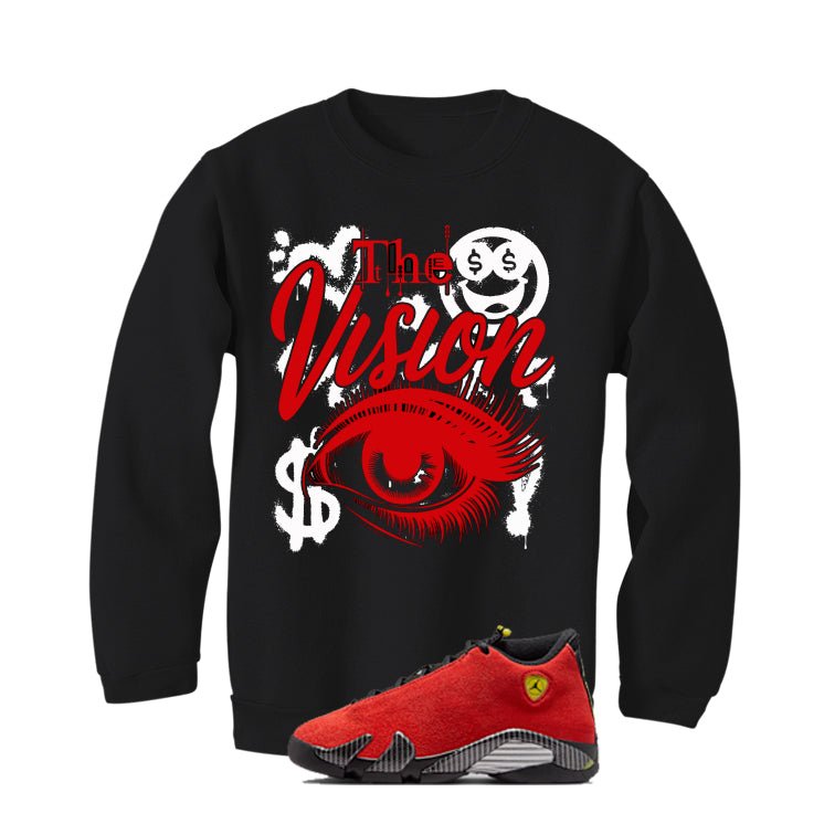 Air Jordan 14 Ferrari Black T-Shirt (The Vision)| illcurrency