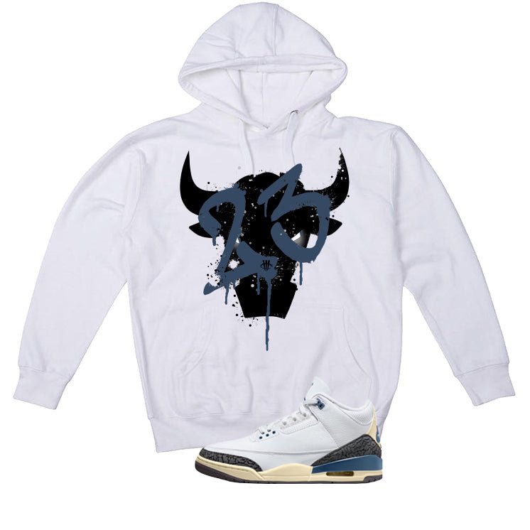 Air Jordan 3 OG SP Diffused Blue White T-Shirt (Shadow Bull)| illcurrency