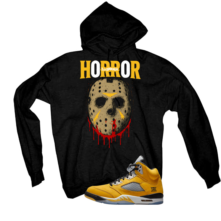 Air Jordan 5 Tokyo Matching T-Shirt, Sweatshirts & Hoodies Black T-Shirt (Jason Horror)| illcurrency