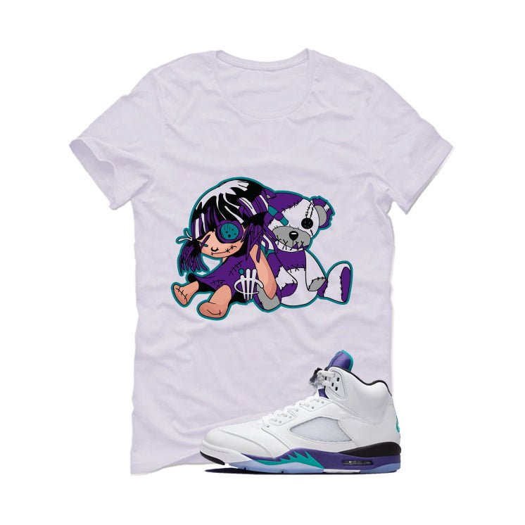 Air Jordan 5 OG Grape White T-Shirt (Rag Toys)| illcurrency