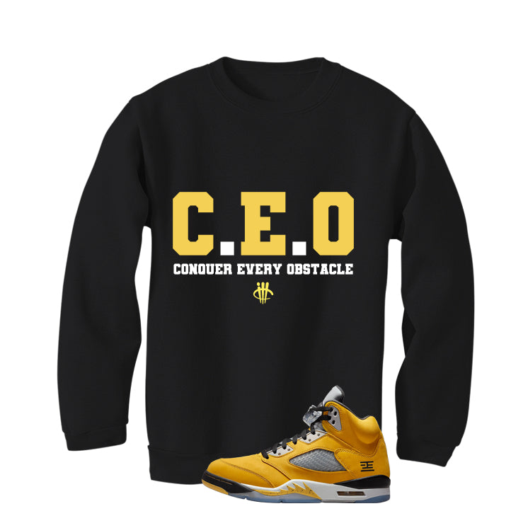 Air Jordan 5 Tokyo Matching T-Shirt, Sweatshirts & Hoodies Black T-Shirt (Ceo)| illcurrency