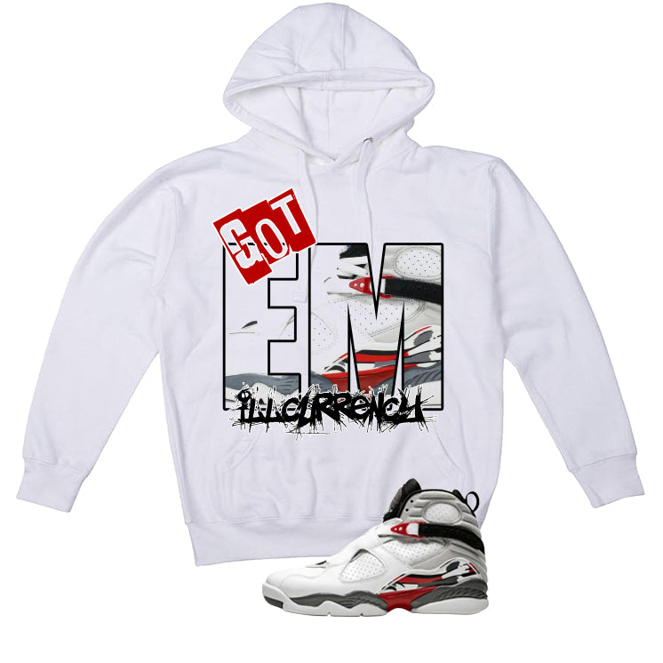 Air Jordan 8 Bugs Bunny Matching T-Shirt, Sweatshirts & Hoodies White T-Shirt (GOT EM)| illcurrency