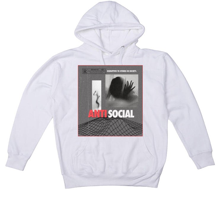 Air Jordan 7 "White Infrared" White T-Shirt (ANTI SOCIAL)