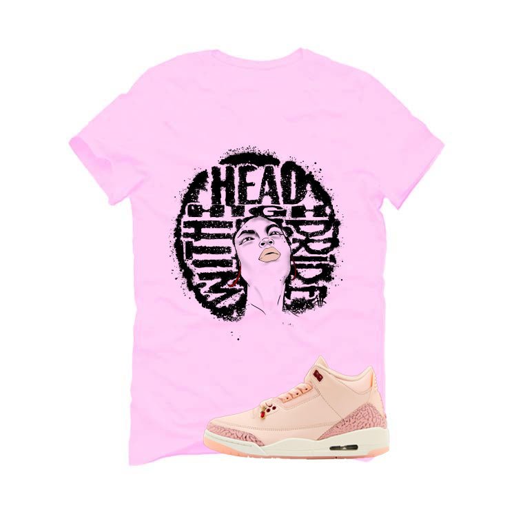 Air Jordan 3 Valentine’s Day Pink T-Shirt (Head High)| illcurrency