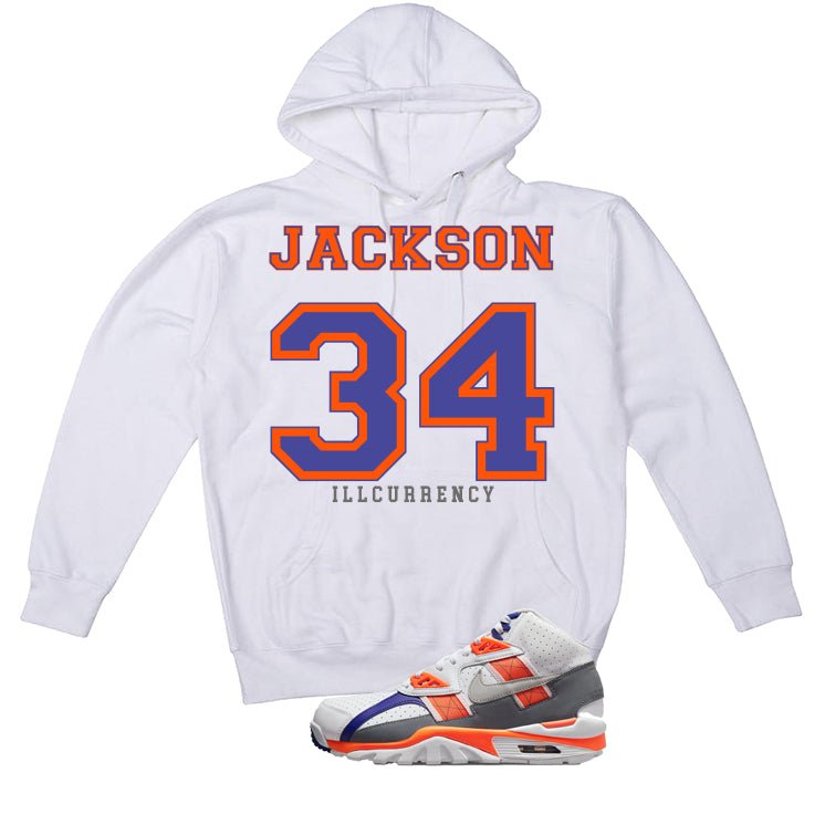 Bo Jackson’s Nike Air Trainer SC Auburn White T-Shirt (Bo Jackson 34)| illcurrency