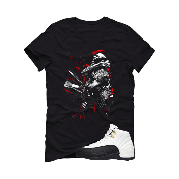 Air Jordan 12 Taxi Matching T-Shirt, Sweatshirts & Hoodies Black T-Shirt (Jordan)| illcurrency
