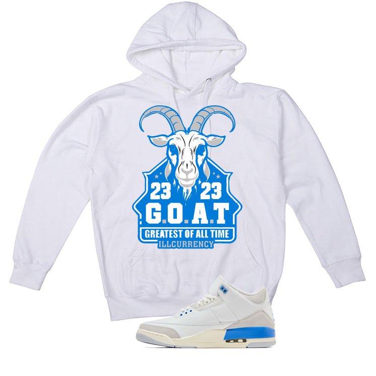 Air Jordan 3 Lucky Shorts White T-Shirt (GOAT 23)| illcurrency