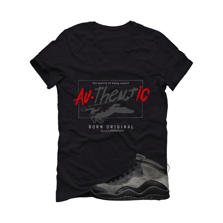 Air Jordan 10 Shadow Matching T-Shirt, Sweatshirts & Hoodies Black T-Shirt (Authentic)| illcurrency