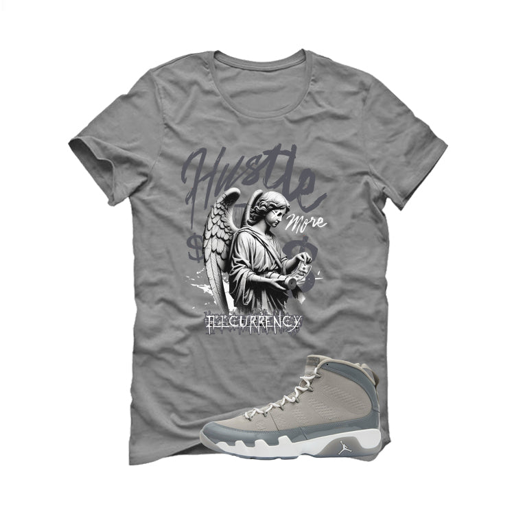 Air Jordan 9 Cool Grey Grey T-Shirt (Hustle More)| illcurrency