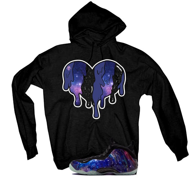 Nike Air Foamposite One Galaxy Black T-Shirt (Heart)| illcurrency