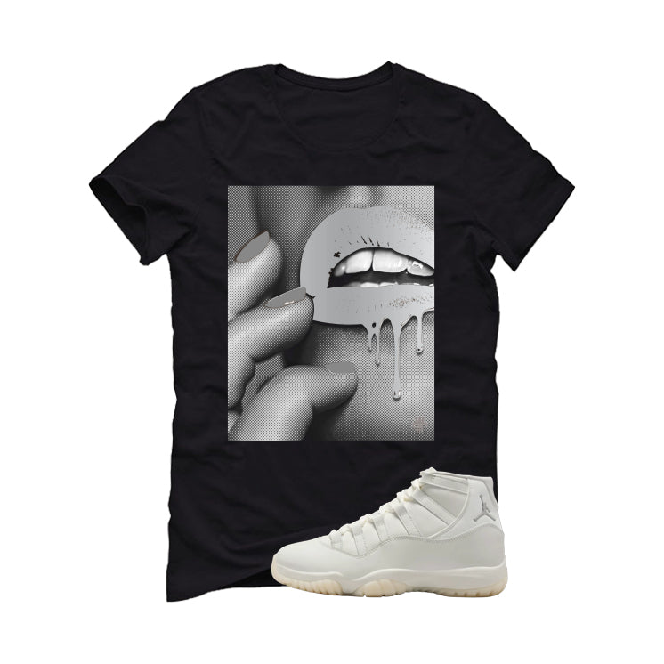 Air Jordan 11 WMNS Pearl Matching T-Shirt, Sweatshirts & Hoodies Black T-Shirt (Touch)| illcurrency