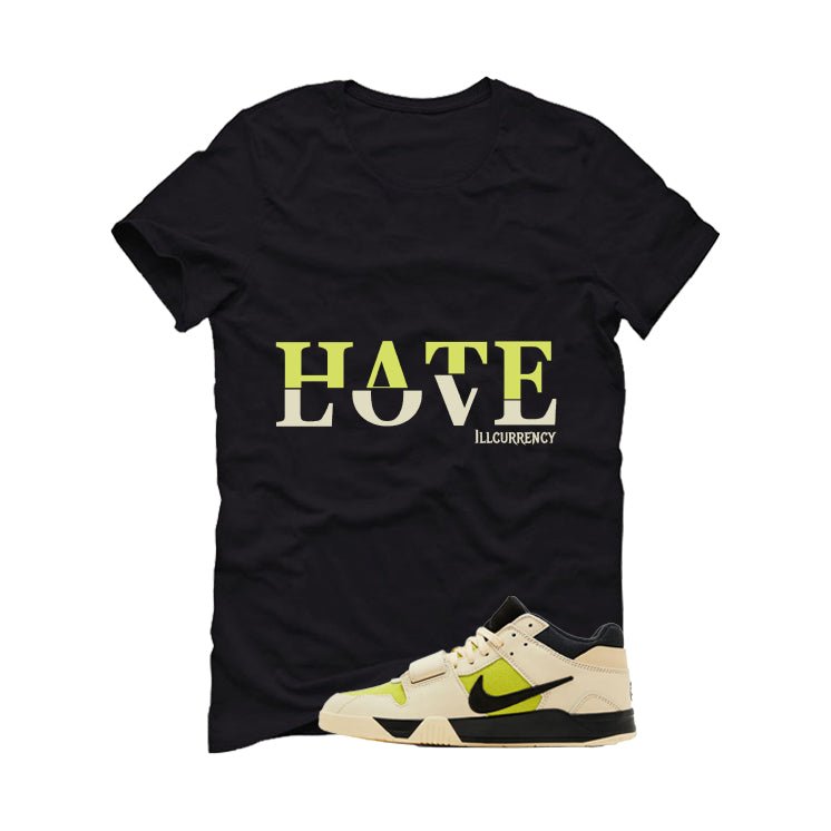 Travis Scott x Jordan Jumpman Jack Bright Cactus Black T-Shirt (Hate Love)| illcurrency